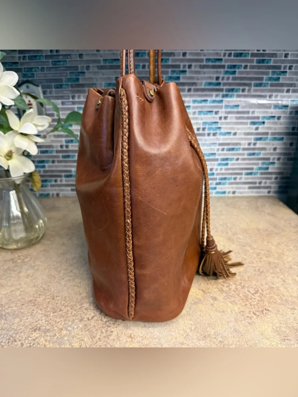 Vintage Y2K Lucky Brand bucket style purse - Picture 3 of 7